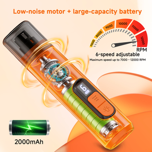 Nuevo Cortaúñas Eléctrico <span class=keywords><strong>para</strong></span> Mascotas <span class=keywords><strong>de</strong></span> 6 Velocidades Ajustables, 2 Luces LED, Silencioso y Recargable, Fabricado en Plástico - Product Image 6