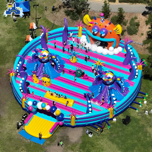 LilyToys <span class=keywords><strong>Castillo</strong></span> Inflable, Parque de Diversiones Inflable de PVC para Adultos, Pista de Obstáculos para Saltar - Product Image 4