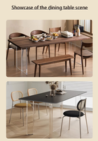 Vente en gros directe d'usine pieds de table en acrylique transparent personnalisés pour tables de restaurant et présentoirs