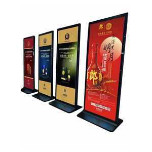 Kích thước lớn sàn trong nhà đứng quảng cáo tương tác toàn màn hình hiển thị kiosk <span class=keywords><strong>LCD</strong></span> kỹ thuật số biển - Product Image 3