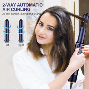 Produits capillaires haut de gamme 7 en 1 : Styler multifonction rotatif automatique, fer à boucler, <span class=keywords><strong>brosse</strong></span>, diffuseur, styler à air chaud, ensemble sèche-<span class=keywords><strong>cheveux</strong></span> marque privée - Product Image 4