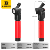 BAIMEI TWO-17B Pompe à main portable mini pour gonflage de ballons de football, en matériau PP durable et écologique, étanche