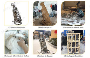 Açık büyük reçine fiberglas renk doğum sahnesi heykel - Product Image 3