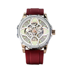 Montre tendance à grand cadran étanche entièrement automatique pour hommes avec nouveau design de personnalité creux mécanique à personnaliser OEM ODM - Product Image 6