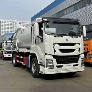 รถดูดสิ่งปฏิกูล ISUZU GIGA 4x2 12CBM ใหม่ เกียร์ธรรมดา ดีเซล ยูโร 3 รถบรรทุกถังสุญญากาศ ราคาถูก - Product Image 2