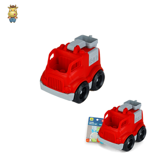 Mini Fire Truck Car <b>Toy</b> with Water Tank Friction Free Wheeling Hard Plastic Red Beach <b>Vehicle</b> for Kids 3 Years+ - Product Image 4