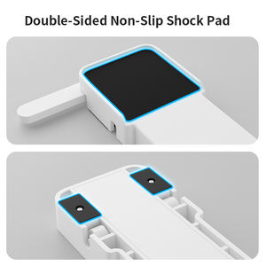 Support de base pour machine à laver Support élévateur, mobile, avec étagère de rangement Support de base mobile - Product Image 3