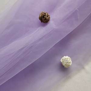 ผ้าโพลีเอสเตอร์เนื้อละเอียดนุ่มผ้าตาข่ายเนื้อบาง100% แบบอเมริกันหนาแน่นเป็นพิเศษสำหรับชุดกระโปรง - Product Image 2