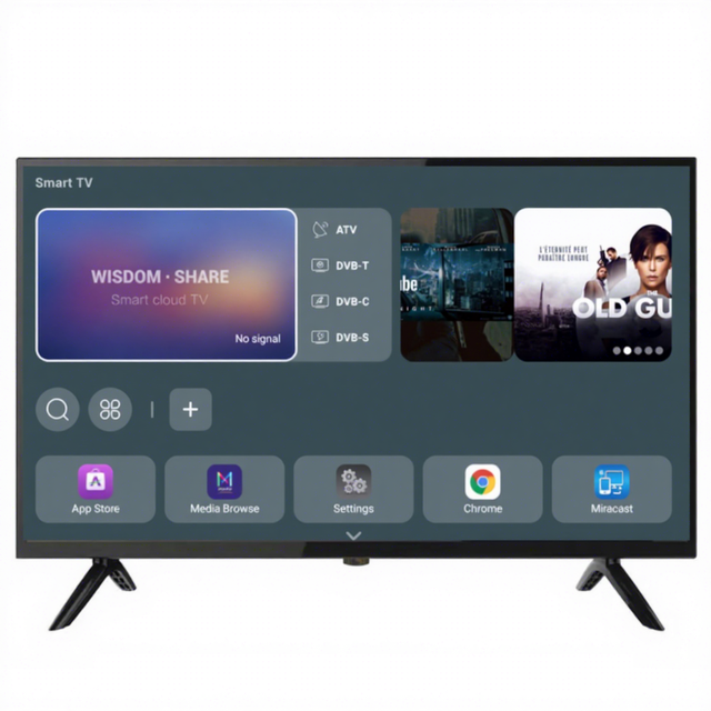 100" OLED Black Android Smart TV for Bathroom Use Big Size Skyworth