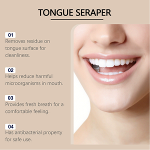 Raschietto a forma di U pulire il rivestimento della lingua rimuovere gli odori forniscono una nuova esperienza di cura orale confortevole e delicata - Product Image 4