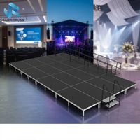 Table de DJ portable en aluminium de haute qualité, pliable, mobile, pour bar de nuit et événements