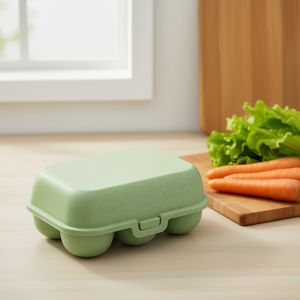 KozioL <b>Egg</b> Box <b>Eggs</b> To Go Mini Green 6 Compartment <b>Storage</b> Container For Fresh <b>Eggs</b> On The Go - Product Image 3