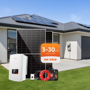 Sistema de Energía <span class=keywords><strong>Solar</strong></span> Mate Grid, <span class=keywords><strong>Kit</strong></span> Completo de 5Kw 6KW 8KW 10KW 12Kw 15kw 20Kw 30Kw, Controlador MPPT, Sistema Conectado a la Red para el Hogar - Product Image 1