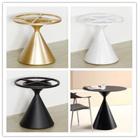 Pieds de table modernes en métal personnalisables, support de bureau, pour table de salon, table à manger, table basse, étagère, plaque de pied en roche