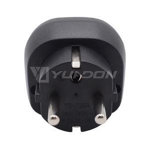 Adattatore da Viaggio YD-71SA UK-Germania, da <span class=keywords><strong>Presa</strong></span> Britannica a Spina Schuko 16A, Adattatore Impermeabile 2-in-1 per <span class=keywords><strong>iPhone</strong></span> - Product Image 5