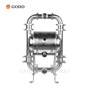 Bomba Sanitaria de Acero Inoxidable GODO QBW3-50, Bombas Neumáticas de Diafragma para Transferencia de Alimentos, para Proveedores de Fábrica OEM - Product Image 4