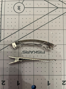 Cá Nhân Monogrammed Vừa Lớn Moonstitch Tóc <span class=keywords><strong>Bow</strong></span> Với Thêu Hoa Ban Đầu Tùy Chỉnh Hoa Mùa Xuân Hoa Hairbows - Product Image 4