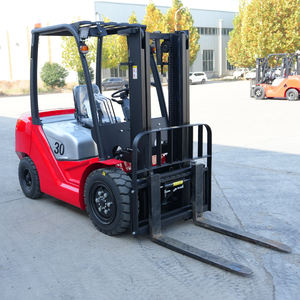 Forklift Diesel Euro 5 Diskon, Forklift Diesel 3 Ton Hidrolik Semua Medan Ban Solid 4X4 wd untuk Logistik Gudang - Product Image 2