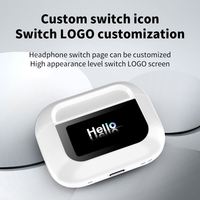 Auriculares Inalámbricos A9 Pro 2025 con Pantalla Táctil, TWS, ANC, ENC, para Juegos, con Cancelación de Ruido, Auriculares con Pantalla Táctil