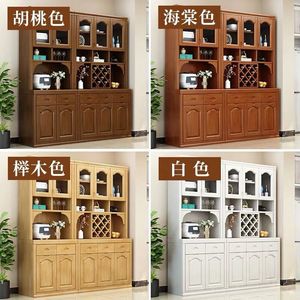 Modern Chinese Style Solid Wood <b>Sideboard</b> 900mm+ Multifunction <b>Storage</b> Cabinet For Dining Room And Living Room - Product Image 2