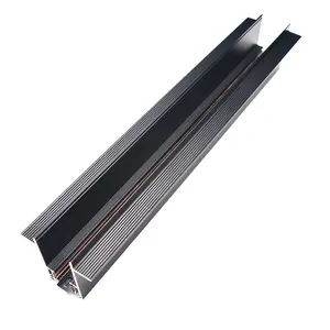 4 Alambre de nuevo diseño magnético luces Led perfil de aluminio lineal de 1M 2M 3M iluminación empotrada de pista magnética