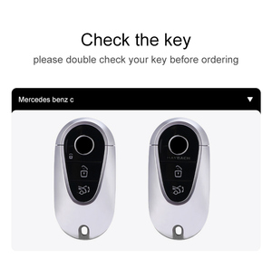 2023 Chất lượng cao kim loại chìa khóa xe bao gồm chuỗi trường hợp đối với Mercedes Benz mới C-Class S-Class MAYBACH - Product Image 4