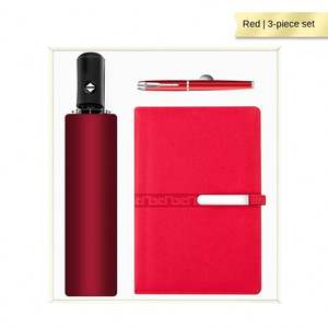 Nouvel ensemble agenda, carnet et journal 2025 économique et pratique avec stylo et parapluie solaire automatique pour cadeaux d'affaires - Product Image 5