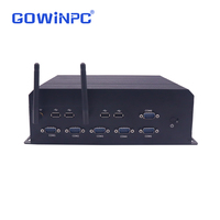 PC de Control de Automatización Industrial Intel i3-7100U i5-8400 i5-9500 i7-9700 6COM, Computadora de Control de Máquinas, 4K HDMI, 2 LAN, Windows 10