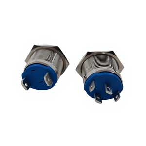 สวิตช์ล็อคอิเล็กทรอนิกส์ทองเหลืองขนาด 19 มม. กันน้ำกันฝุ่นมาตรฐาน IP65 1NO 5V 5A พร้อมไฟ LED แสดงสถานะการทำงาน ทนทาน สำหรับงานอุตสาหกรรม - Product Image 4