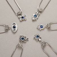 Nieuwe Model Lucky Sieraden Kettingen Vlinder Olifanten Duivel Ogen Kettingen Turkse Blauwe Ogen Kettingen Voor Vrouwen Mannen