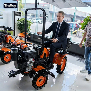 Tracteur de <span class=keywords><strong>jardin</strong></span> multifonctionnel 2WD 4WD, machine de micro-labourage avec siège réglable et arbre de sortie arrière - Product Image 5