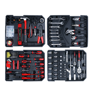 Ensemble d'outils de réparation réglables de 187 pièces, style <span class=keywords><strong>valise</strong></span> à roulettes, avec clés et outils combinés - Product Image 2