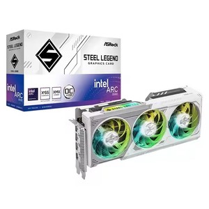 Tarjeta Gráfica ASRock B580 12GO GDDR6 B 580 Gaming para PC, Blanca, 12GB, Inter Asrock B580 ASRock B58 - Product Image 1