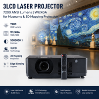 Projecteur 4K Natif 1080p UHD DLP 3D 3LCD Smart Android TV Home Cinéma Simulateur de Golf Projection Extérieure Écran HD