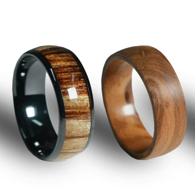 New Design RFID NFC Payment Smart Ring with Business Card Membership Card Functions Mini Tag T5577 Chip Waterproof for Hotel Use
