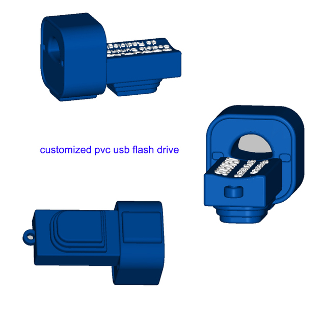 Customized Shape PVC Radioactive Radiation Usb Flash Drive for Hospitable