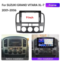 Marco para Reproductor de DVD de Coche Android de 9 Pulgadas, Accesorio Interior para Suzuki Grand Vitara XL 7 2001 2002 2003 2004 2005 2006