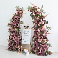 Décoration florale artificielle pour mariage, fleurs artificielles pour arche, fleurs d'ambiance, fleurs artificielles