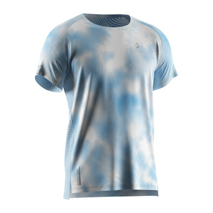 <b>Reflective</b> Safety Running Sports T-Shirt Featherlight Breathable Mesh Underarm Quick Dry Gym Marathon <b>Top</b> - Product Image 3