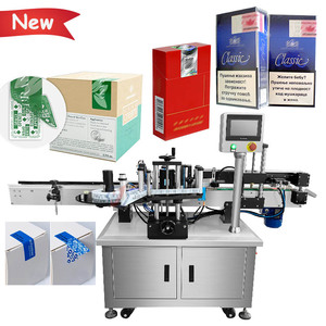 Machine d'étiquetage d'angle droit pour petites boîtes, machine d'étiquetage automatique de boîtes en carton, machine d'étiquetage d'angle droit - Product Image 1