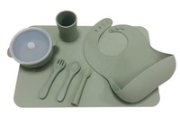 Sets de table en silicone personnalisés pour enfants, bébés et tout-petits, napperons antidérapants, tapis de table réutilisables résistants aux taches, tapis en silicone