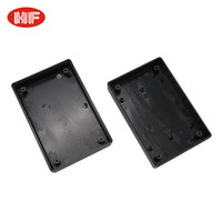 Matériau ABS personnalisé OEM Petit module d'alimentation PCB noir Boîte de commande de jonction en plastique