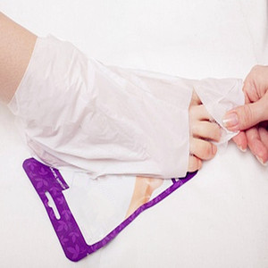 Manufacturer Pre-cut <strong>Toes</strong> Deep Moisturizing Collagen Pedi <strong>Socks</strong> Foot Mask <strong>for</strong> Pedicure Treatment - Product Image 1