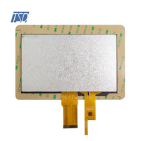 7 ''7 pulgadas Air Tape Bonding 1024x600 Resolución IPS LVDS USB I2C Interfaz LCD Pantalla táctil