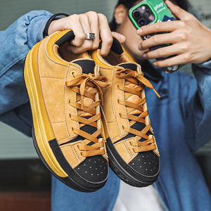 39-45 nouvelles chaussures d'achat en ligne <span class=keywords><strong>pas</strong></span> <span class=keywords><strong>cher</strong></span> pour hommes <span class=keywords><strong>basket</strong></span>-ball en caoutchouc antidérapant bas prix baskets plate-forme vendeurs africains 2025 - Product Image 1