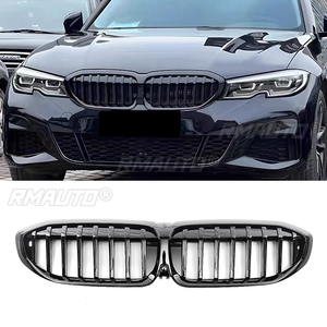 Calandre avant noire brillante pour BMW Série 3 G20 2019 2020 2021 2022, calandre de pare-chocs en ABS, accessoires de style automobile - Product Image 1