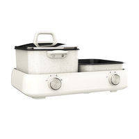 Appareil ménager multifonction petit et compact : grille-pain, four à pâtisserie, poêle à frire, 3 en 1, appareil à petit-déjeuner