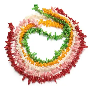 Red Coral Loose Beads Großhandel Korallen perlen Schmuck Zubehör DIY Schmuck herstellung