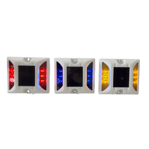 Алюминиевый 6-светодиодный-алюминиевый-Солнечный-дорожный-маркер, солнечный дорожный стержень, мигающий дорожный отражатель Ip 68 тротуаров - Product Image 2