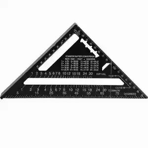 7 zoll Aluminium Legierung Dreieck Winkel Lineal Quadrate für Geschwindigkeit Platz Winkel Winkelmesser Gauge Holzbearbeitung Mess Werkzeuge